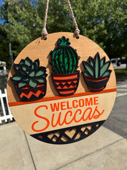 Welcome Succas Sign – SHIRLEY'S FLOWERS & SWEETS, Nashua NH