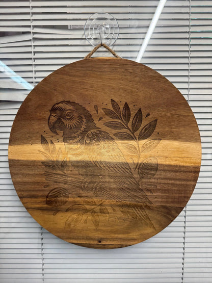 Engraved Parrot Sign – SHIRLEY'S FLOWERS & SWEETS, Nashua NH
