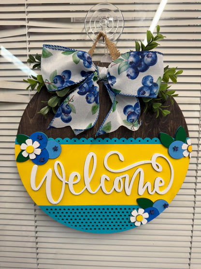 Summer Blueberry Welcome Sign – SHIRLEY'S FLOWERS & SWEETS, Nashua NH