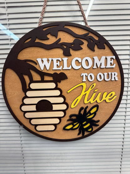 Welcome To Our Hive Sign – SHIRLEY'S FLOWERS & SWEETS, Nashua NH