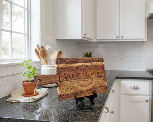 Snacks Are Gone Cutting Board