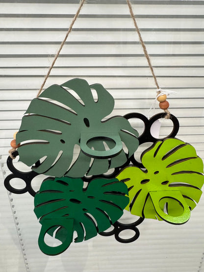 Hanging Laser Cut Layered Wooden Monstera Leaf Propagation Station – SHIRLEY'S FLOWERS & SWEETS, Nashua NH