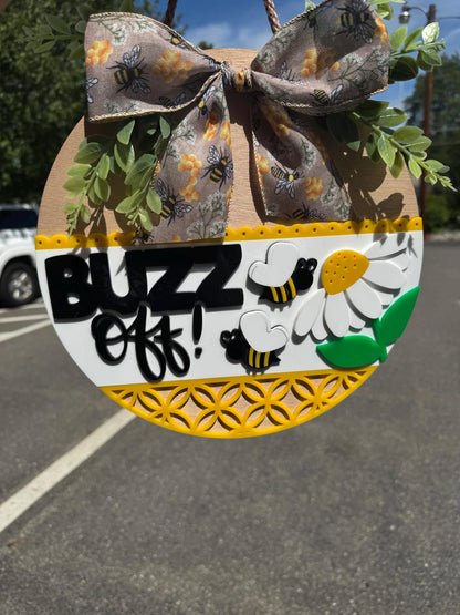 Buzz Off Sign – SHIRLEY'S FLOWERS & SWEETS, Nashua NH