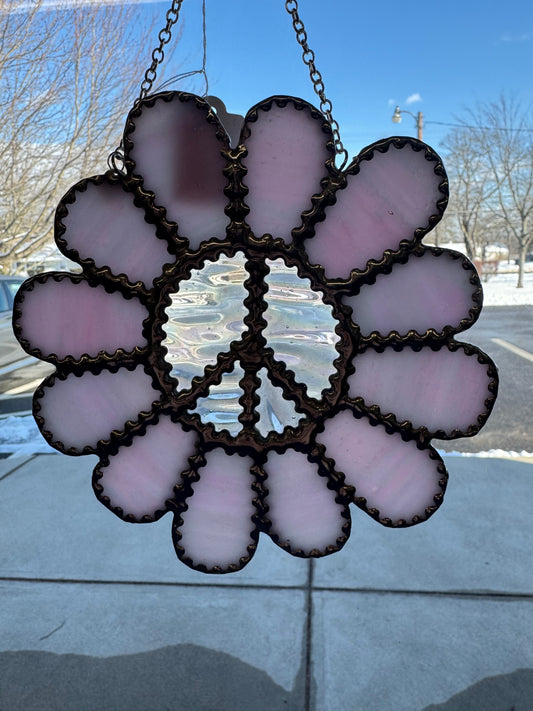 Peaceful Daisy Stained Glass