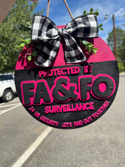 FA&FO Pink Sign – SHIRLEY'S FLOWERS & SWEETS, Nashua NH