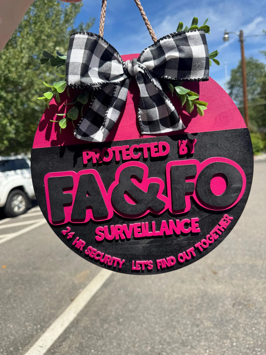 FA&FO Pink Sign – SHIRLEY'S FLOWERS & SWEETS, Nashua NH