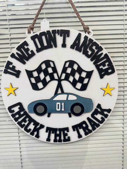 Check The Track Sign – SHIRLEY'S FLOWERS & SWEETS, Nashua NH