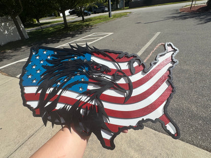 American Flag Sign – SHIRLEY'S FLOWERS & SWEETS, Nashua NH