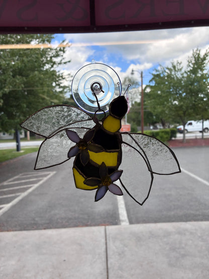 Whimsical Bee Stained Glass – SHIRLEY'S FLOWERS & SWEETS, Nashua NH