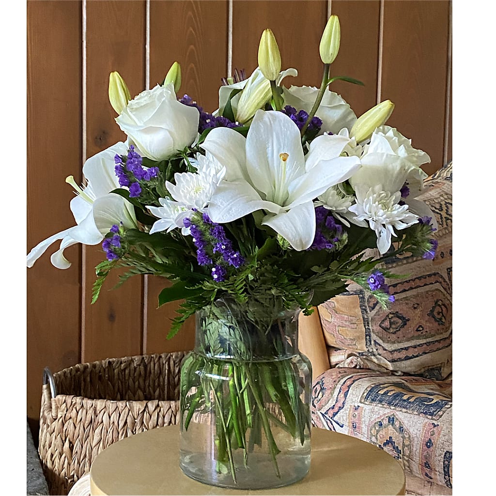 Beyond Blue Bouquet – SHIRLEY'S FLOWERS & SWEETS, Nashua NH
