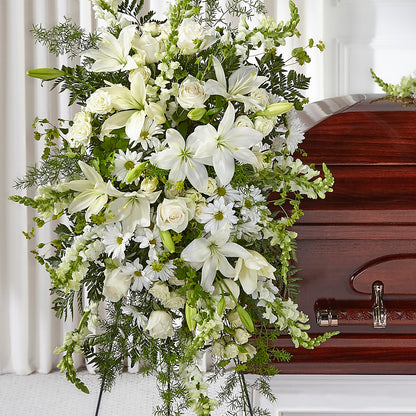 Loving Thoughts Standing Spray – SHIRLEY'S FLOWERS & SWEETS, Nashua NH