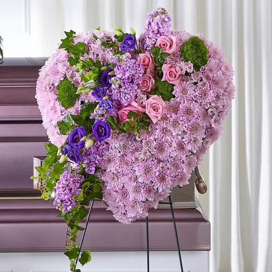 Treasured Love Standing Heart – SHIRLEY'S FLOWERS & SWEETS, Nashua NH