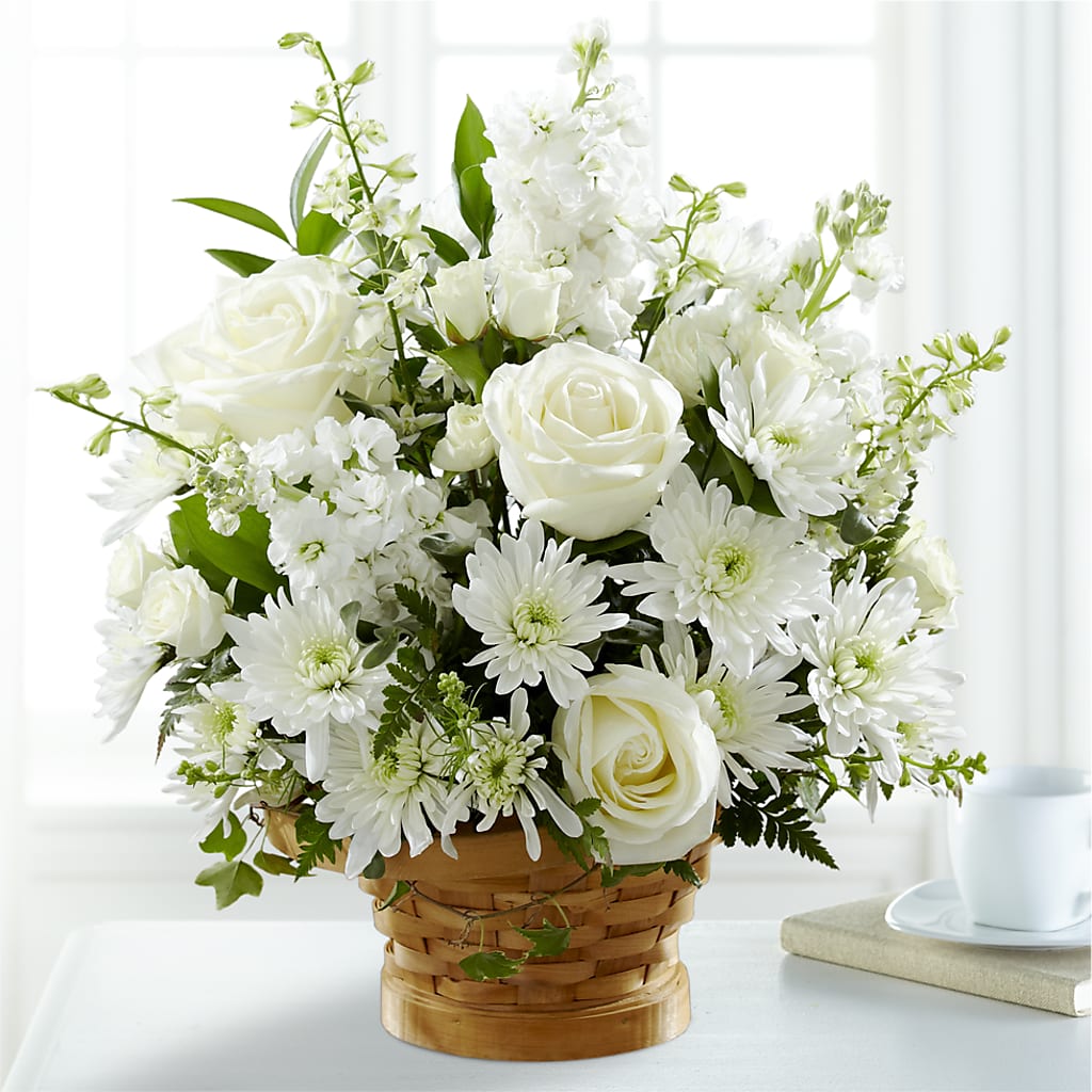 Heartfelt Condolences Arrangement – SHIRLEY'S FLOWERS & SWEETS, Nashua NH