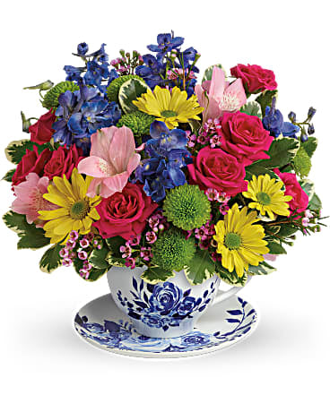 Dutch Garden Tea Cup