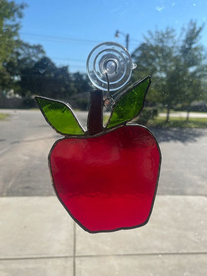 Stained Glass Apple – SHIRLEY'S FLOWERS & SWEETS, Nashua NH