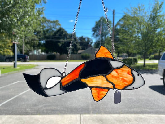 Stained Glass Koi Fish