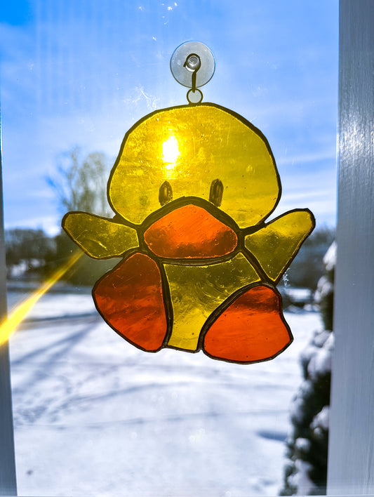 Stained Glass Duck