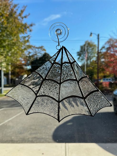 Stained Glass Spider Web