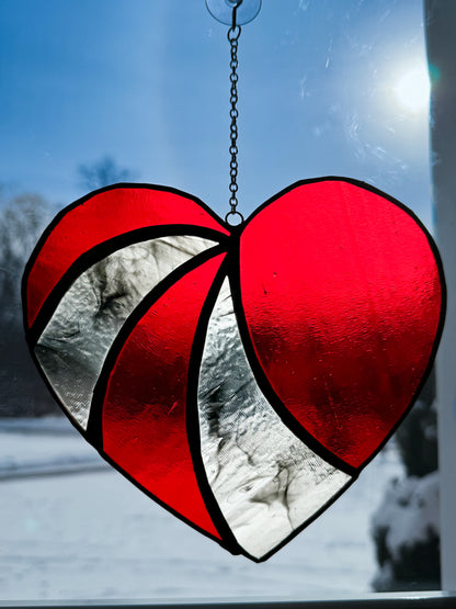 Stained Glass Abstract Heart – SHIRLEY'S FLOWERS & SWEETS, Nashua NH