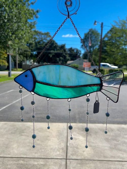 Stained Glass Fish – SHIRLEY'S FLOWERS & SWEETS, Nashua NH