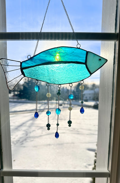 Stained Glass Fish – SHIRLEY'S FLOWERS & SWEETS, Nashua NH