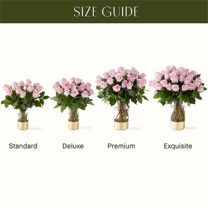 Picture Perfect Pink Rose Bouquet – SHIRLEY'S FLOWERS & SWEETS, Nashua NH