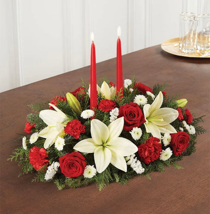 Traditional Christmas Centerpiece